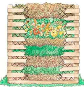 Compost Pile Layering